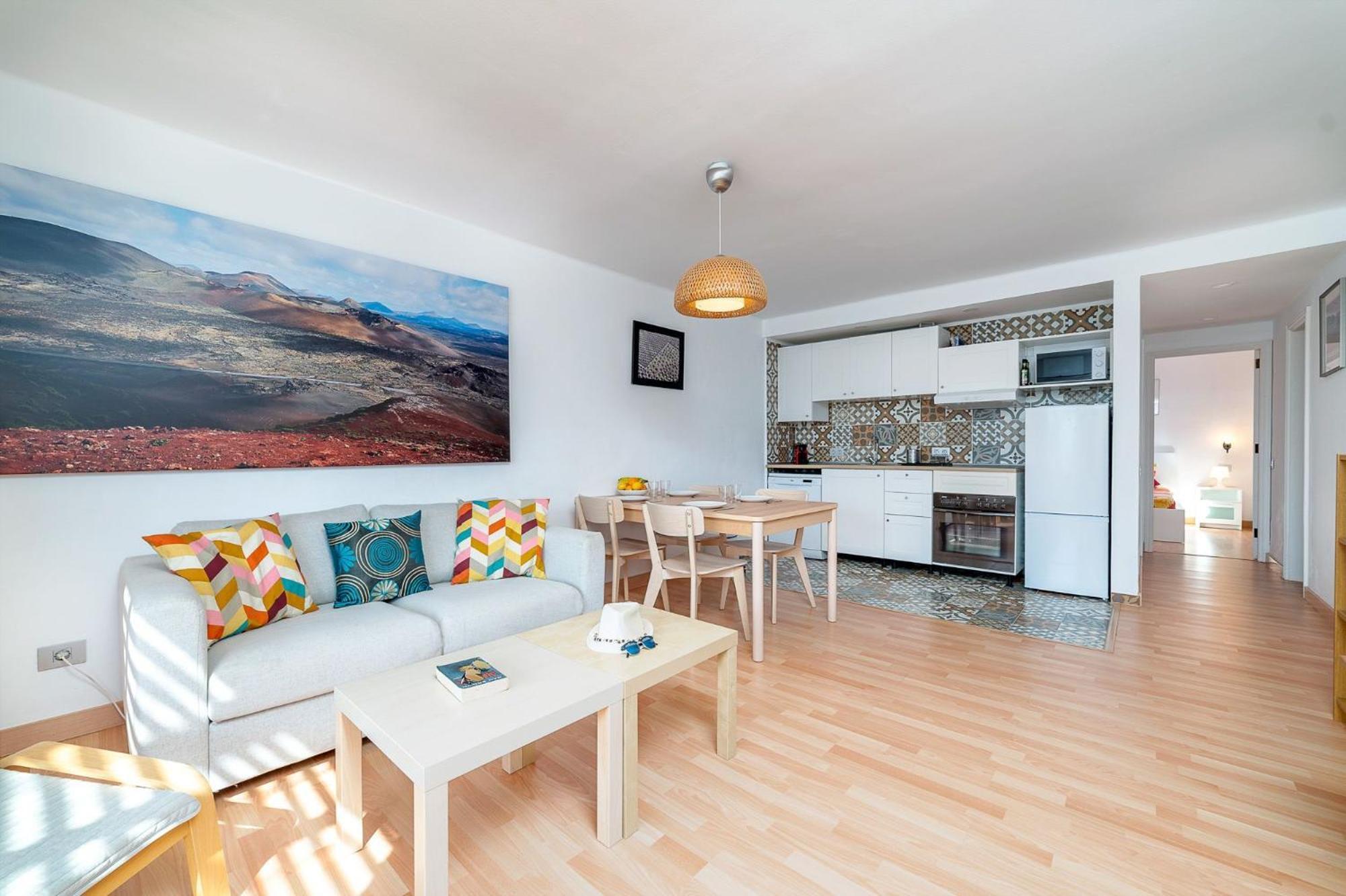 Appartamento Playa Bastián 2 habs, 2 baños y súper terraza Costa Teguise Esterno foto
