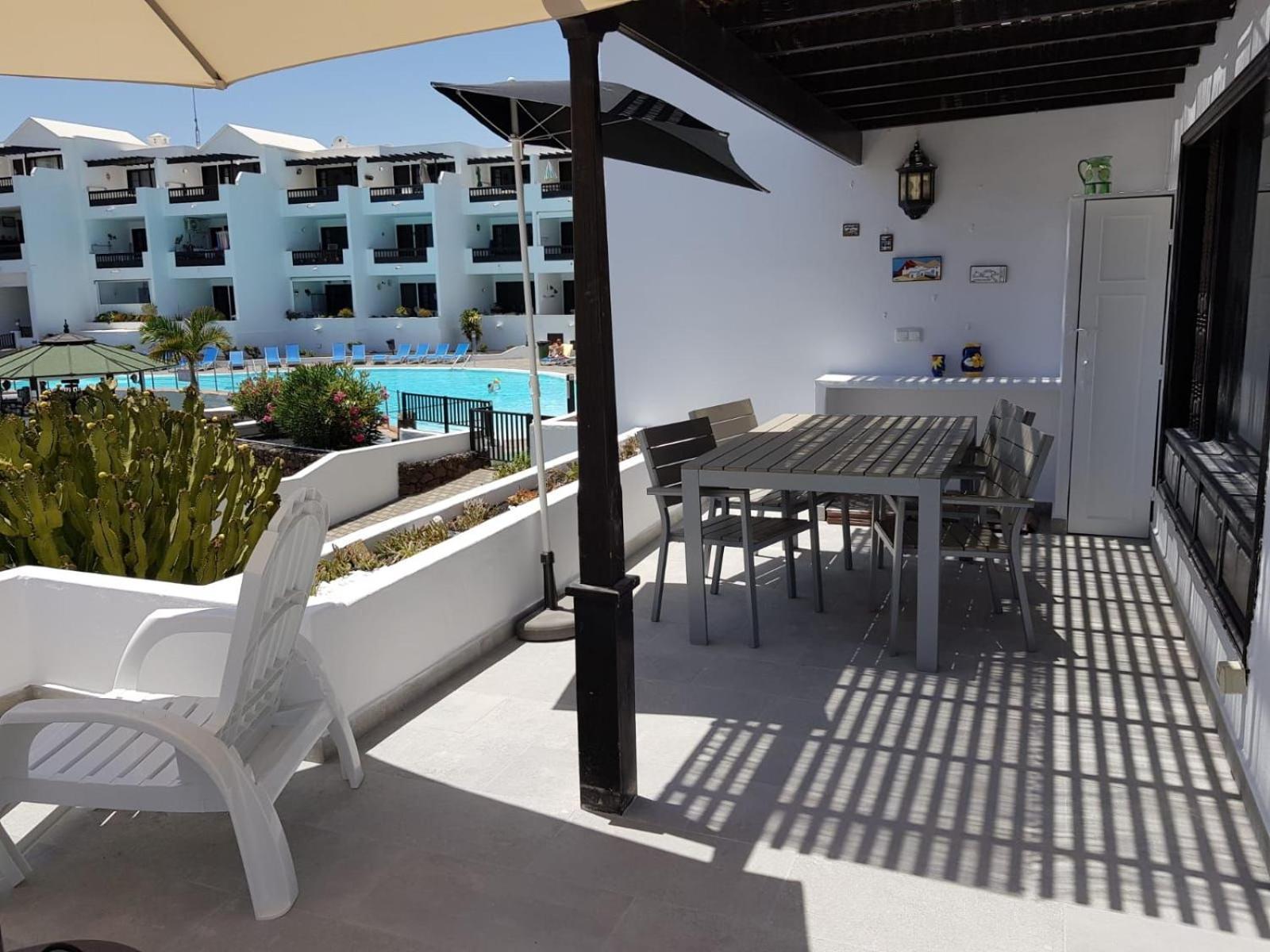 Appartamento Playa Bastián 2 habs, 2 baños y súper terraza Costa Teguise Esterno foto