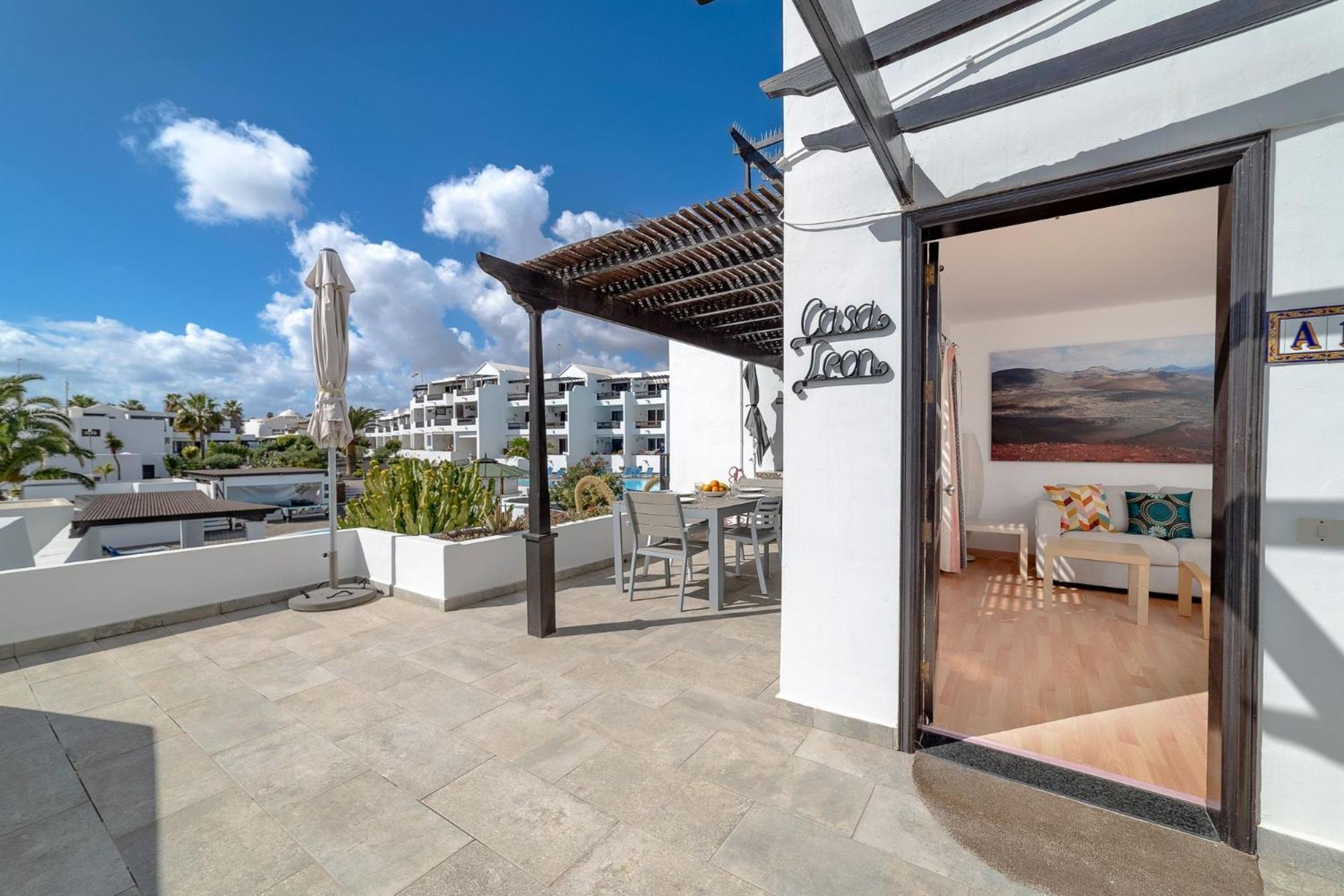 Appartamento Playa Bastián 2 habs, 2 baños y súper terraza Costa Teguise Esterno foto